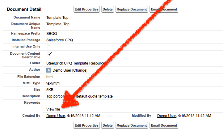 Modify CPQ PDF Header and Footer