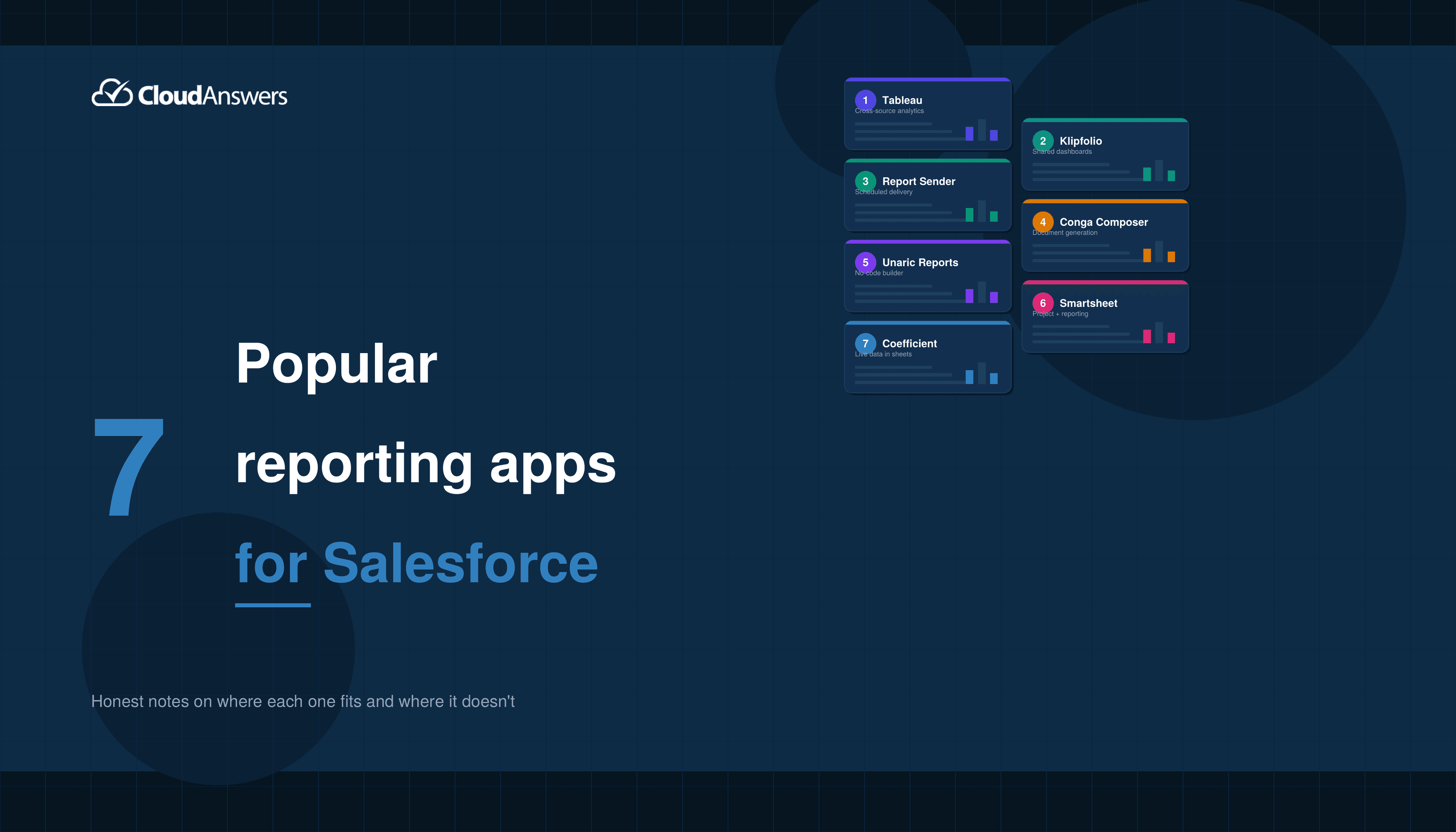 7 Popular Reporting Apps for Salesforce