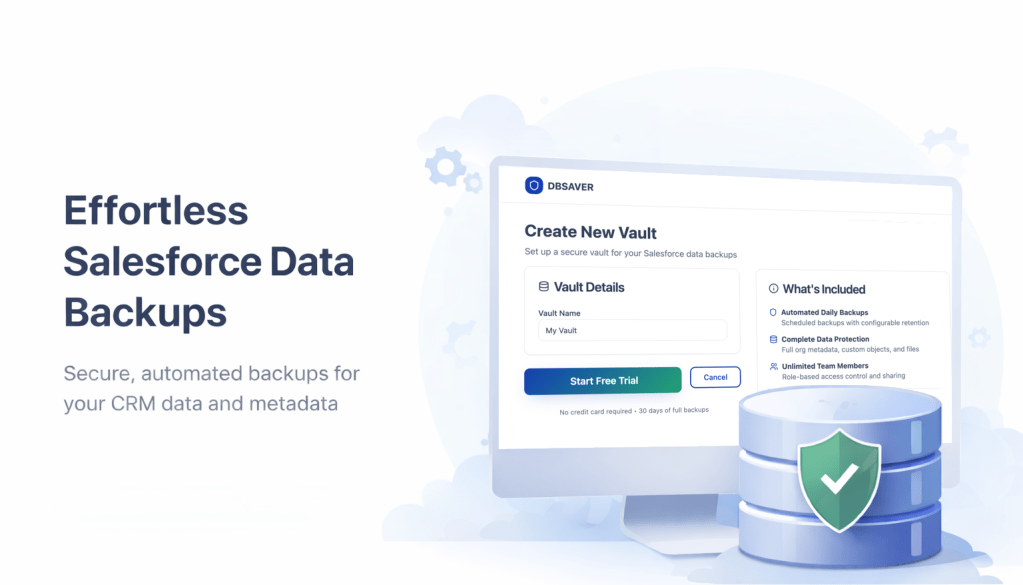 DBSaver - Effortless Salesforce Backups